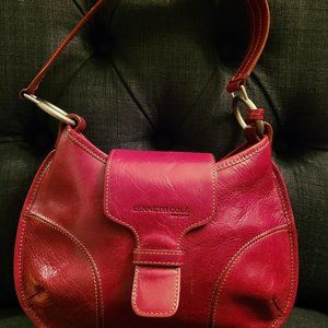 Kenneth Cole. Leather Handbag. Red.
